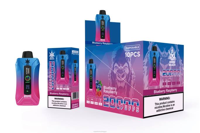 Bang Beach 20000 سحبة فيب شاشة سمارت R88P12 - Disposable Vape Cairo توت العليق