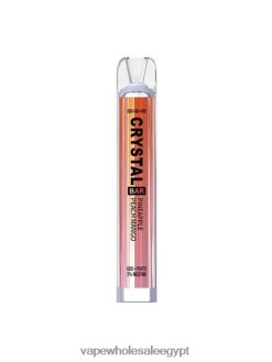 2R86DB260 - Disposable Vape Cairo الأناناس والخوخ والمانجو SKE Crystal Bar فيب 600 سحبة
