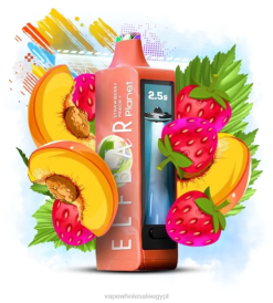 Elf Bar Planet 25000 - 442D28 الفراولة والخوخ Vape Wholesale Egypt