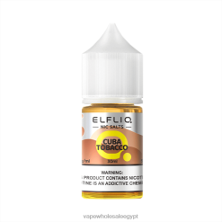 PD80P16 كوبا التبغ ELFBAR ELFLIQ Nic Salt 30ml