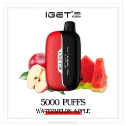 Vape مصر 2JBJ6 تفاحة البطيخ IGET Moon k5000