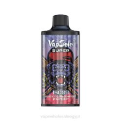 Vape مصر الجديدة P2ZB107 Vapsolo SUPER vape القابل للتصرف درنجو فروت فراولة ثلج أسود